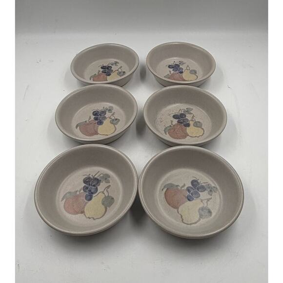 CHATHAM POTTERY Other - Set of 6 CHATHAM POTTERY Stoneware 5 inch Dessert Bowls